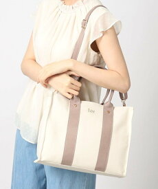grove 【Lee別注】スクエアA4 2WAYトート【A4サイズ収納可】 グローブ バッグ トートバッグ ブラック ベージュ グレー【送料無料】
