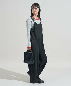 FREAK'S STORE ツイル カットソー サロペット 25AW フリークスストア オールインワン・オーバーオール オールインワン・つなぎ グリーン ブラック【送料無料】