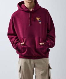 j.n.r.d 【BENDAVIS別注】ハートモチーフプルオーバー ジュン スタンダード ピックス トップス パーカー・フーディー グレー ワインレッド【送料無料】