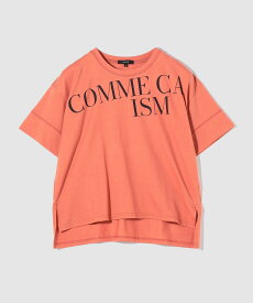 【SALE／55%OFF】COMME CA ISM 配色ロゴ プリントTシャツ コムサイズム トップス カットソー・Tシャツ グレー オレンジ パープル