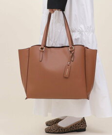 【SALE／26%OFF】UNITED BASE 【A4対応】3層タイプ フェイクレザー トートバッグ ユナイテッド　ベース バッグ トートバッグ ベージュ ブラック ホワイト ピンク ブラウン グレー【送料無料】