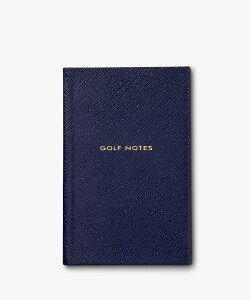 SMYTHSON Pastegrain Panama Golf Notes With Pencil Index スマイソン 文房具 手帳・メモ帳 ネイビー【送料無料】