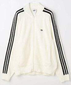 adidas KNIT TRACK TOP 25AW フリークスストア トップス カーディガン ブラック ブラウン ホワイト グレー【送料無料】