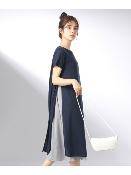 Any Fam おうち時間に 洗える シャツレイヤードワンピース Rakuten Fashion 楽天ファッション 旧楽天ブランドアベニュー Av1521