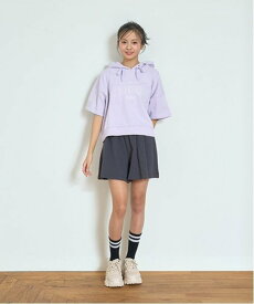 【SALE／30%OFF】Lovetoxic 【GOODPRICE】半袖パーカセットアップ ナルミヤオンライン トップス アンサンブル ホワイト パープル