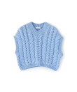 【near.nippon】ケーブルニットベスト《WEB&EPOCA THE SHOP店舗限定》