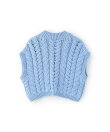 【near.nippon】ケーブルニットベスト《WEB&EPOCA THE SHOP店舗限定》