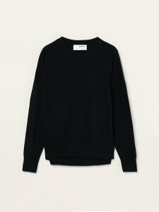 three dots Holiday cashmere pullover �X���[�h�b�c �g�b�v�X �j�b�g ���b�h �C�G���[ �O���[�� �u���b�N�y���������z
