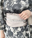 パール付きフリル帯揚げ 【EC限定アイテム】