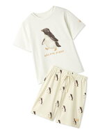 gelato pique 【JUNIOR】【接触冷感】シーアニマル柄ワンポイントTシャツ&ショートパンツセット ジェラー…