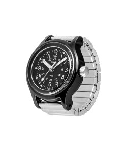 HIROB TIMEX Camper Ring Watch TW2Y77500 Black �q���u �A�N�Z�T���[�E�r���v �r���v�y���������z