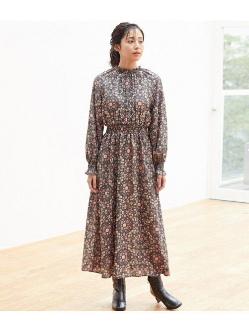 Vis 前後2way ハイネックプリントワンピース Rakuten Fashion 楽天ファッション 旧楽天ブランドアベニュー Bg2522