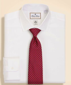 BROOKS BROTHERS ���O�W���A���[ �R�b�g�����C�����I�b�N�X�t�H�[�h �t�����`�v���P�b�g �h���X�V���c Regular Fit �u���b�N�X �u���U�[�Y �g�b�v�X �V���c�E�u���E�X �z���C�g�y���������z