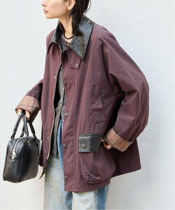 JOURNAL STANDARD �s�\��t�ʒ��yBARBOUR*JOURNAL STANDARD�z OS BEDALE with Leather �W���[�i�� �X�^���_�[�h �W���P�b�g�E�A�E�^�[ �u���]���E�W�����p�[ �x�[�W�� �u���E�� �u���b�N�y���������z