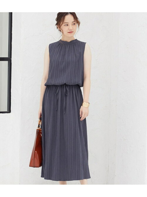 Vis ハイネック楊柳ノースリーブワンピース Rakuten Fashion 楽天ファッション 旧楽天ブランドアベニュー Af6523