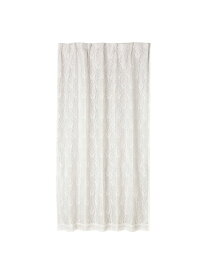 Francfranc ドレッシー×スペイシア ダブルカーテン H2000×W1000(レース&ドレープ/既製) フランフラン インテリア・生活雑貨 カーテン ホワイト【送料無料】