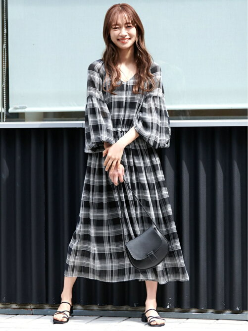 Coca シアーチェックバルーンスリーブワンピース Rakuten Fashion 楽天ファッション 旧楽天ブランドアベニュー Cw8523 Coca シアーチェックバルーンスリーブワンピース Rakuten Fashion 楽天ファッション 旧楽天ブランドアベニュー Cw8523