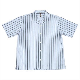 【SALE／50%OFF】TOKYO SHIRTS (M)形態安定ノーアイロン 半袖カジュアルシャツ オープンカラー Pitta Re:) トーキョーシャツ トップス シャツ・ブラウス ブルー