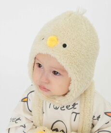 BREEZE FUN!FAN!アニマル バラクラバ エフオーオンラインストア 帽子 その他の帽子 グレー イエロー