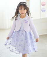【SALE／20%OFF】ANY KIDS 花柄刺繍ワンピース エニィ ワンピース・ドレス ワンピース ピンク パープル【…