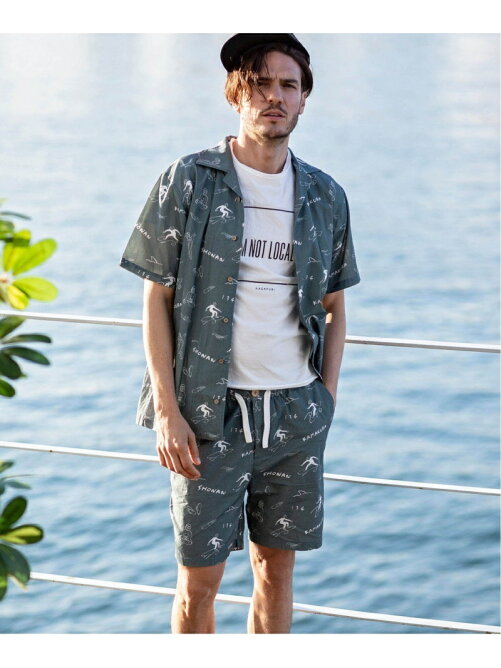 Shiffon Kagafuri Kamakura カマクライラストアロハパンツ Rakuten Fashion 楽天ファッション 旧楽天ブランドアベニュー Bn0524