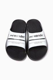 and wander OOFOS ahh × and wander recovery sandal アンドワンダー シューズ・靴 その他のシューズ・靴 ブラック【送料無料】