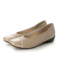 【SALE／23%OFF】Atelier 【3E】コンビデザインパンプス モード・エ・ジャコモ×イング シューズ・靴 ローファー ベージュ ブルー【送料無料】