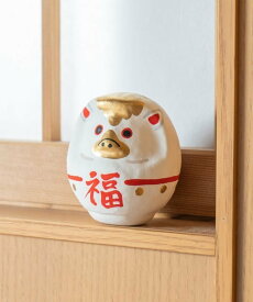 カヤ 【カヤ】干支午達磨 アミナコレクション インテリア・生活雑貨 その他のインテリア・生活雑貨 ホワイト