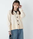 SHIPS Colors:<手洗い可能>フラッフィー キーネック カーディガン 2