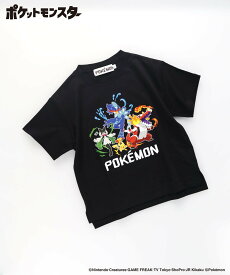 branshes 【ポケモン】半袖Tシャツ ブランシェス トップス カットソー・Tシャツ ブラック ブルー グレー ベージュ ホワイト