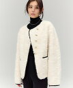 anuans 【WEB限定】ECOPEL パイピングボアジャケット アニュアンス ジャケット・アウター その他のジャケット・アウタ…