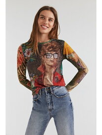 【SALE／50%OFF】Desigual 芸術作品 女性Tシャツ デシグアル トップス カットソー・Tシャツ【送料無料】