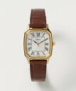 UNITED ARROWS 【別注】＜SEIKO＞スクエア レザー 腕時計2 ユナイテッドアローズ アクセサリー・腕時計 腕時計【送料…