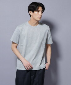 【SALE／30%OFF】NANO universe Anti Soaked(R) 汗染み防止 クルーネック レギュラーシルエットTシャツ ナノユニバース トップス カットソー・Tシャツ グレー ブラック ホワイト ブルー【送料無料】