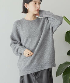 【SALE／40%OFF】AMERICAN HOLIC ラグランラメニットプルオーバー アメリカンホリック トップス ニット ネイビー ブラウン グレー ホワイト ブラック