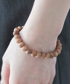 BEAMS JAPAN 神戸珠数店 / ウィスキーウッド ブレスレット 8mm ビームス ジャパン アクセサリー・腕時計 ネックレス