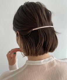 【SALE／20%OFF】ciite' メタルロング シンプリーバレッタ シーテ ヘアアクセサリー バレッタ・ヘアクリップ・ヘアピン ゴールド シルバー