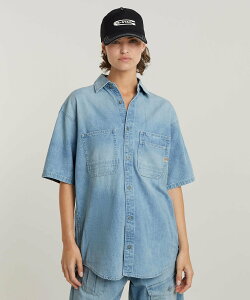 �ySALE�^30%OFF�zG-Star RAW �y�����V���b�v�zRELAXED VENTURE SHIRT/�I�[�o�[�T�C�Y�f�j���V���c �W�[�X�^�[���D �g�b�v�X �V���c�E�u���E�X �u���[�y���������z