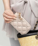 RANDA ビジューキルティングフラグメントケース ランダ 財布・ポーチ・ケース その他の財布・ポーチ・ケ…