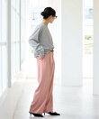 《予約》ストレッチツイルセミワイドパンツ