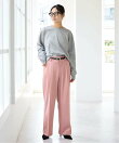 《予約》ストレッチツイルセミワイドパンツ