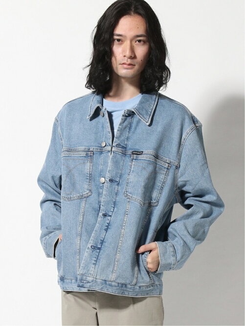 Calvin Klein M カルバン クライン カルバン クライン ジーンズ アイコニック オーバーサイズ デニム ジャケット メンズ J Rakuten Fashion 楽天ファッション 旧楽天ブランドアベニュー Cb6527