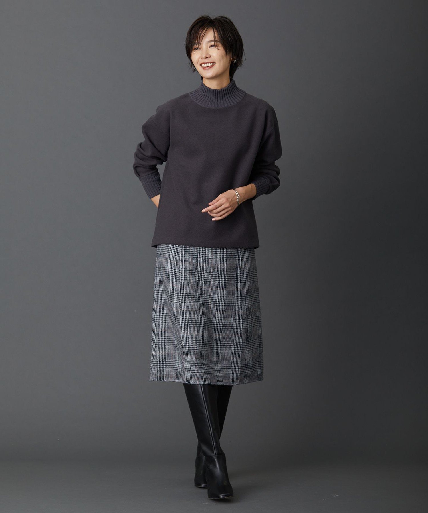 により J.PRESS｜ミルドウールリバーチェック スカート | Rakuten Fashion(ファッション／旧ブランドアベニュー)GN6527 のカラーに