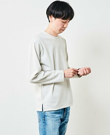 【SALE／50%OFF】MEN'S MELROSE ラッセルストレッチロングスリーブTシャツ メンズメルローズ トップス カーディガン グレー グリーン ブラウン【送料無料】