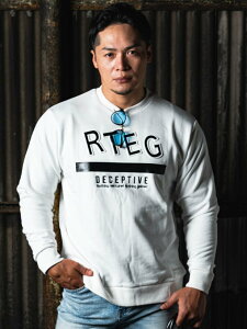 Retro Engine Retro Engine/(M)RTEG DECEPTIVE SW PULL �A�_���X�W���O���[ �g�b�v�X �X�E�F�b�g�E�g���[�i�[ �z���C�g �u���b�N�y���������z