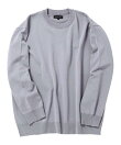 タンブラー乾燥対応 クルーネック ドライタッチ タフニットセーター 26AW