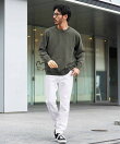 タンブラー乾燥対応 クルーネック ドライタッチ タフニットセーター 26AW