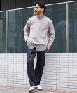 タンブラー乾燥対応 クルーネック ドライタッチ タフニットセーター 26AW