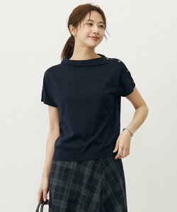�ySALE�^50%OFF�zJ.PRESS �y�􂦂�E�R�ۖh�L�zCOTTON POLYESTER �ݕt�� �j�b�g �W�F�C�v���X �g�b�v�X �j�b�g �l�C�r�[ �u���[ �s���N �O���[�y���������z