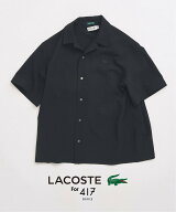 417 EDIFICE 【LACOSTE / ラコステ】417別注 クレープシャツ フォーワンセブン エディフィス トップス シ…